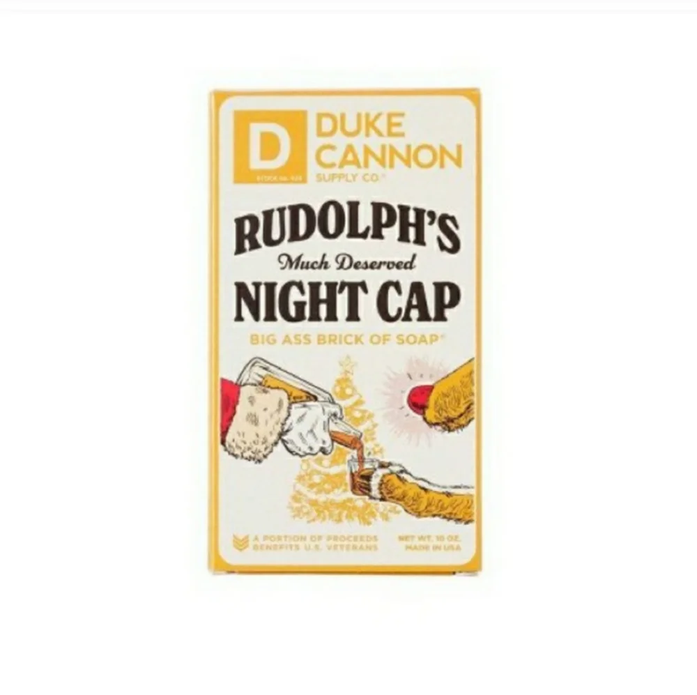 Duke Cannon Supply Co. Rudolph's Much Deserved Night Cap Soap 10 oz
